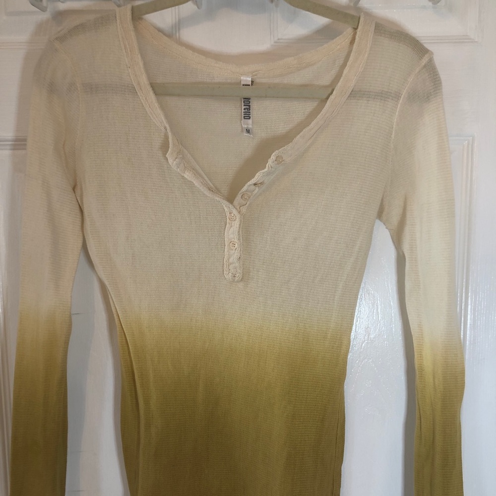Ombré Knit Henley